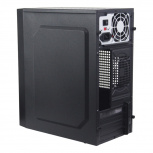 Gabinete Quaroni QCMT-06, Mini-Tower, Micro-ATX/Mini-ITX, USB 2.0, con Fuente de 500W, sin Ventiladores Instalados, Negro - Imagen adicional 1