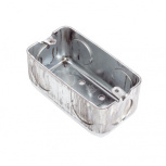 Raco Caja para Pared HUB-663, Gris