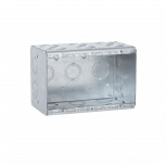 Raco Caja de Pared HUB-697, 19 Entradas, Acero