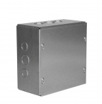 Raco Caja para Pared HUB-SC-0808-04G, 3 Puertos Puertos, Plata