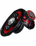 Radox Bocina para Auto 065-750, 35W RMS, 91dB, 6" x 9", Negro/Rojo