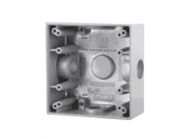 Rawelt Caja Condulet RC-0483-M, 2 Puertos, 3/4", Aluminio