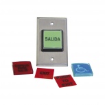 RCI Botón de Salida 972LESMO, Alámbrico, Negro