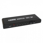 Redleaf Switch HDMI, 5 Puertos, 60Hz, Negro