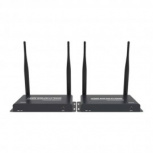 Redleaf Kit Extensor HDMI con Multicast, Inalámbrico, WiFi, hasta 200 Metros, Negro