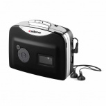 Redlemon Reproductor y Convertidor de Cassettes a MP3 Vía USB, 3.5mm, Negro/Plata