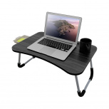 Redlemon Mesa Plegable para Laptop 82072, 59.4 x 39cm, Negro