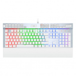 Teclado Gamer Redragon YAMA K550 RGB, Teclado Mecánico, Switch Redragon Purple, Alámbrico, Blanco (Español)