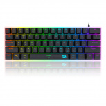 Teclado Gamer Redragon K605 Alien Gigante LED RGB 60%, Teclado Mecánico, Outemu Blue, Alámbrico, USB, Negro, Inglés