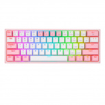 Teclado Gamer Redragon FIZZ PRO K616 LED RGB 60%, Teclado Mecánico, Redragon Red, Alámbrico/Inalámbrico, USB/RF Inalámbrico/Bluetooth, Multicolor, Español