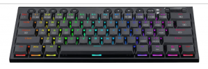 Teclado Gamer Redragon Horus K632 Mini pro LED RGB 60%, Teclado Mecánico, Redragon Red, Inalámbrico, USB/Bluetooth, Negro, Español