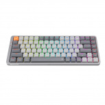 Teclado Gamer Redragon AZURE K652GG-RGB LED RGB 75%, Teclado Mecánico, Redragon Red, Alámbrico/Inalámbrico, USB/RF Inalámbrico/Bluetooth, Gris, Inglés