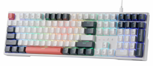 Teclado Gamer Redragon Trundle LED RGB, Teclado Mecánico, Linear, Alámbrico, USB, Multicolor, Inglés