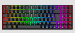 Teclado Gamer Redragon Ziggs K669 LED RGB, Teclado Mecánico, Redragon Red, Inalámbrico, USB/RF Inalámbrico/Bluetooth, Negro, Español