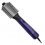 Regmington Cepillo Alisador/Rizador Gloss, 230°C máx, Calefacción Cerámica, Negro/Morado