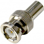 RF Industries Conector Coaxial BNC Macho, Níquel
