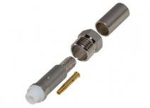 RF Industries Conector Coaxial FME de Anillo Plegable RF Hembra, Níquel