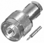 RF Industries Conector Coaxial de Rosca N Macho, Plata