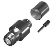 RF Industries Conector Coaxial de Anillo Plegable Clase N Hembra, Plata