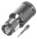 RF Industries Conector Coaxial TNC Macho, Plata