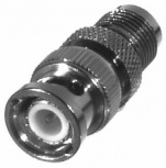 RF Industries Conector Coaxial BNC Macho - TNC Macho, Plata