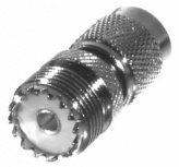 RF Industries Conector Coaxial TNC Macho - UHF Hembra, Plata