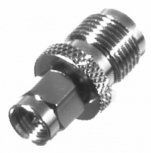 RF Industries Conector Coaxial SMA Macho - TNC Hembra, Plata