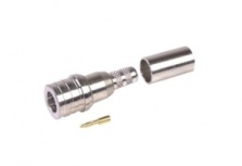 RF Industries Conector Coaxial QMA Macho, Anillo Plegable, para RG-8/X/LMR-240