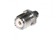 RF Industries Conector Coaxial en Linea SMA Macho - UHF Hembra, Metálico