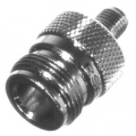 RF Industries Conector Coaxial SMA Hembra - N Hembra, Plata