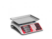 Rhino Báscula Electrónica VINS-30, hasta 30Kg, Blanco/Rojo