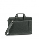 Rivacase Maletín de Poliéster 8231 para Laptop 15.6", Gris