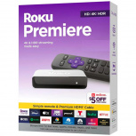 Roku Reproductor Multimedia Premiere 3920RW, 4K Ultra HD, WiFi, HDMI, Negro/Blanco