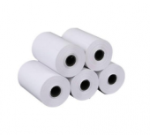 Rolc Rollo de Papel Térmico, 80mm x 70mm Blanco, 50 Piezas