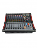 Romms Mezcladora Amplificada PMX-8CH, 8 Canales, Bluetooth, XLR, 250W RMS
