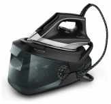 Rowenta. Plancha Vapor Master Steam, 1750W, 1.7L, Negro/Verde