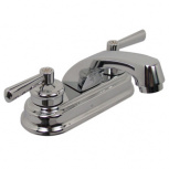 Rugo Mezcladora para Lavabo de Baño 23-RDG, 4", 25 kg/cm², Cromo