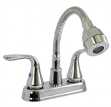 Rugo Mezcladora 24SP, Latón, para Lavabo de Baño