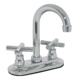 Rugo Mezcladora 24CC, Cromo, para Lavabo de Baño