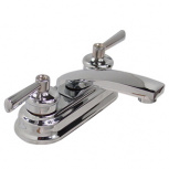 Rugo Mezcladora 24R, Cromo, para Lavabo de Baño
