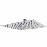 Rugo Regadera, Diámetro 25 cm, Metal/Acero Inoxidable, No Incluye Brazo y Chapetón