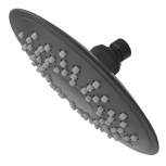 Rugo Regadera Tipo Lluvia, Diámetro 20.3 cm, ABS, No Incluye Brazo y Chapetón
