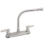 Rugo Mezcladora 8IP, Latón, para Lavabo de Baño