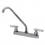 Rugo Mezcladora 8P, Latón, para Lavabo de Baño