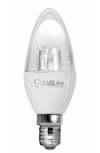 Saglite Foco LED Tipo Flama S00377 LED, Luz Fría, Base E14, 5W, 430 Lúmenes, Ahorro de 90%