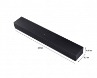 Samsung Barra de Sonido HW-B400F, Bluetooth, Alámbrico/Inalámbrico, 2.0 Canales, 40W RMS - Imagen adicional 2