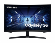 Monitor Gamer Curvo Samsung Odyssey G5 LCD 27", 2560x1440 Quad HD, FreeSync, 144Hz, HDMI/DisplayPort, Negro 