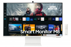 Smart Monitor Samsung M8 LED 32", 4K Ultra HD, HDMI, Bocinas Integradas, Blanco