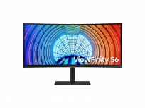 Monitor Curvo Samsung ViewFinity S65UA LED 34", Quad HD, Ultra Wide, FreeSync, 100Hz, HDMI, Negro - Imagen del combo