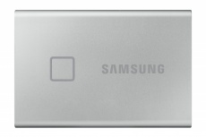 SSD Externo Samsung T7 Touch, 2TB, USB-C, Plata